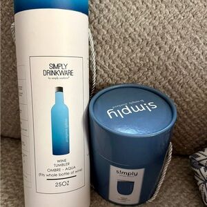 Simply Southern Aqua Ombre Wine Tumbler